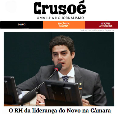 Liderança do NOVO na Câmara estrutura setor de RH próprio Liderança do NOVO na Câmara estrutura setor de RH próprio
