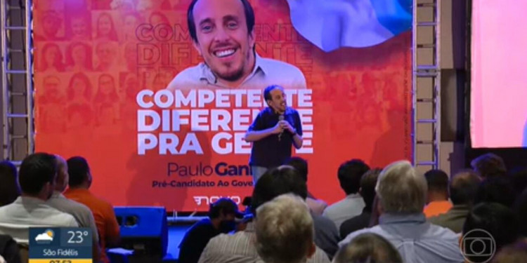 Novo anuncia deputado Paulo Ganime como pré-candidato ao governo do Rio Novo anuncia deputado Paulo Ganime como pré-candidato ao governo do Rio